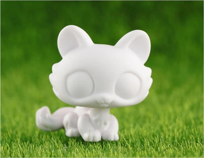 White Base Pet, Lovely Shorthair Cat Collie Husky Action Figure