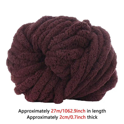 Chenille Yarn Soft wool thread Chunky Yarn for handmade Knitting Crocheting Thick Yarn Soft Plus Yarn for Socks Gloves