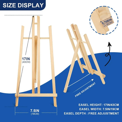 2pcs 17 inch desktop easel stand, tripod