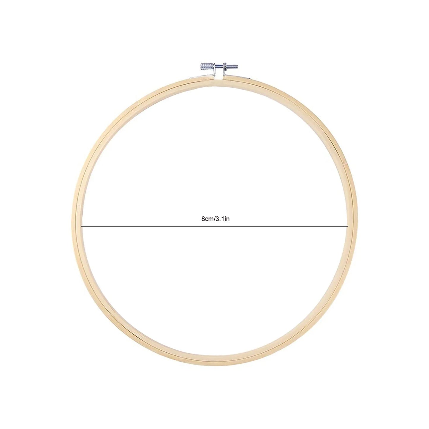 High Quality Beech Wood Embroidery Hoop Circle Rings Holder
