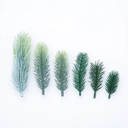 10pcs Mini Artificial Pine Needle DIY