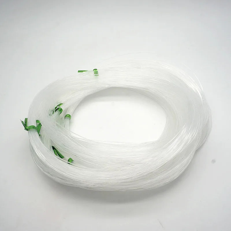 0.4 0.5 0.6 0.7 0.8 1mm Dia Crystal Nylon Thread Transparent Non-elastic Fishing Line Beading Cord For DIY Jewelry Finding HK197
