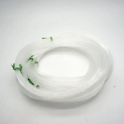 0.4 0.5 0.6 0.7 0.8 1mm Dia Crystal Nylon Thread Transparent Non-elastic Fishing Line Beading Cord For DIY Jewelry Finding HK197