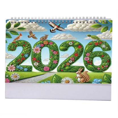 2026 Calendar DIY Diamond Painting Art Kit DIY Desk Calendar