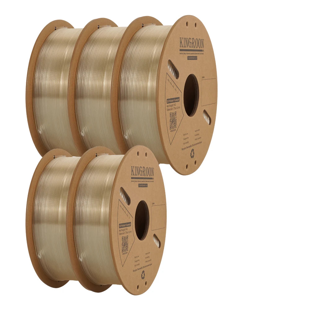 KINGROON PLA Filament 1.75mm 3D Printer 5/10Rolls Plastic Material 100% No Bubble for FDM 3D Printer MIX