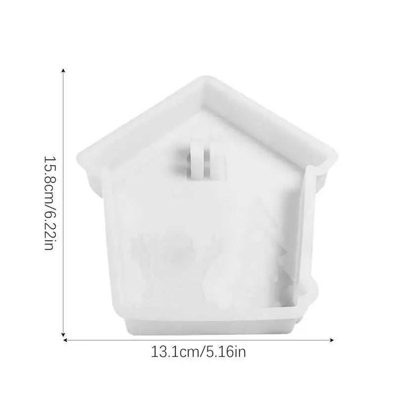 Christmas Molds For Resin Santa Claus Silicone Mold Reusable Plaster Non-Stick Clay Mold