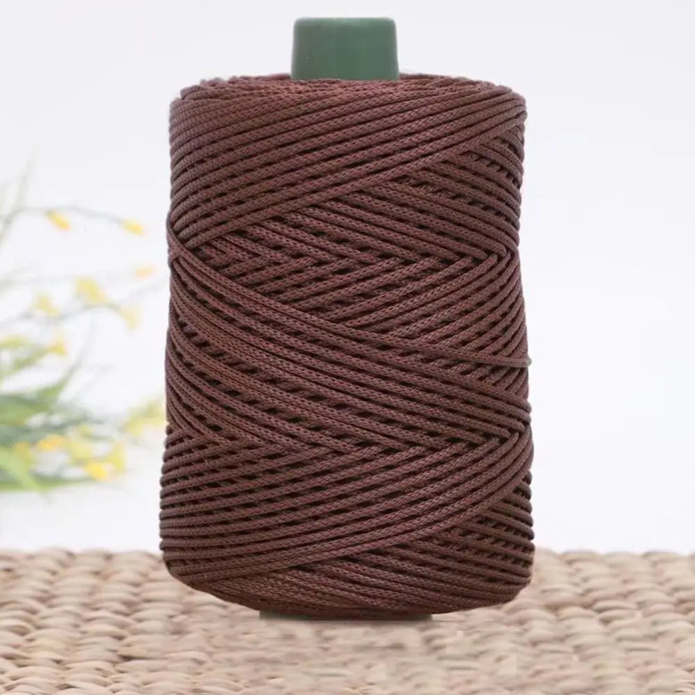 3mm Handmade Ice Rope Thread DIY Hook Cushion Beginners Crochet Knitting Yarn