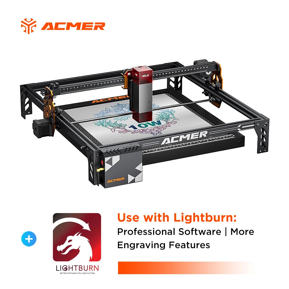ACMER P1 S Pro 20W 10W 6W Laser Engraver Support WIFI Gyroscope Cutting Machine
