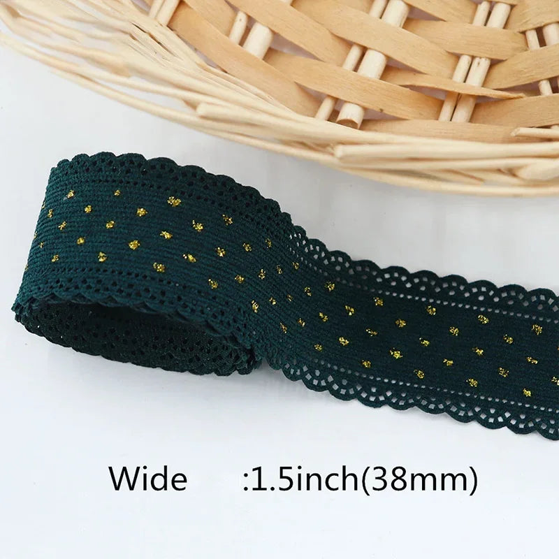 5 Yards Lace Corduroy Ribbons Sewing Crafts Hair Bow Making