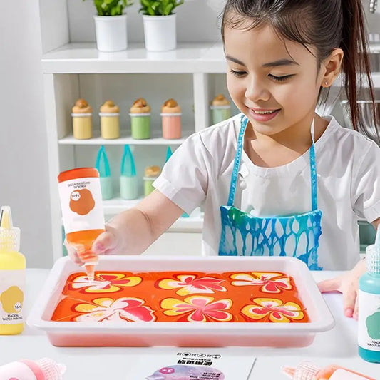 KidsPaint With Water Kits Washable Painting Kits Marble Paint Age 6-12