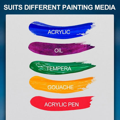 12x16 Inch Canvas Panels 12-Pack 100 Cotton Primed Flat Boards