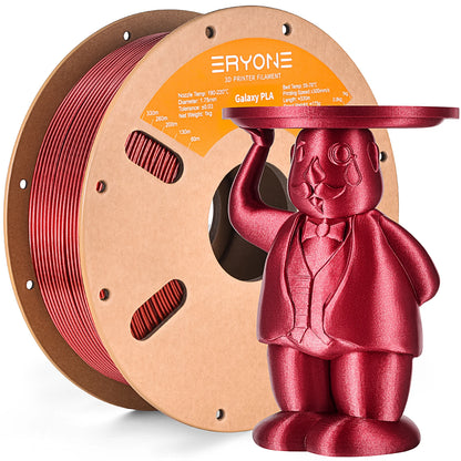 Eryone 1KG Galaxy PLA Glitter Color Premium Filament 3D Print, Multicolor Available, Sparkle Shining