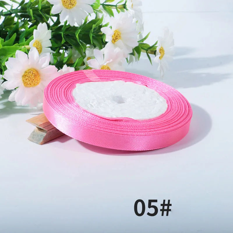 20mm 25yards per roll Silk Satin Ribbons