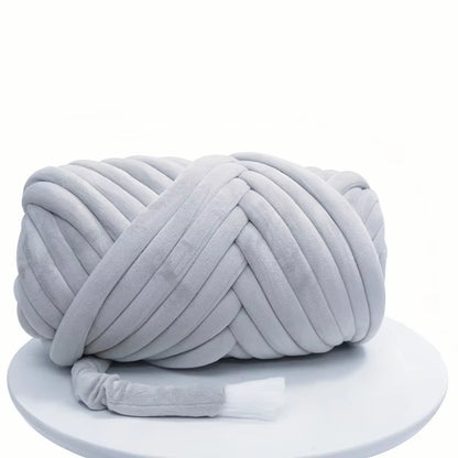Soft Velvet Giant Arm Knitting Chunky Tube Yarn 250g