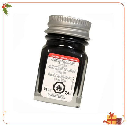 Black Enamel Paint - 0.25 Oz Semi-Gloss