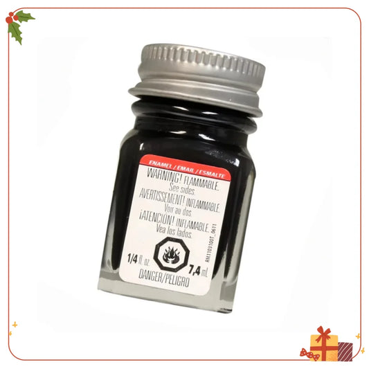 Black Enamel Paint - 0.25 Oz Semi-Gloss