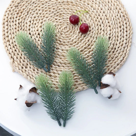 10pcs Mini Artificial Pine Needle DIY