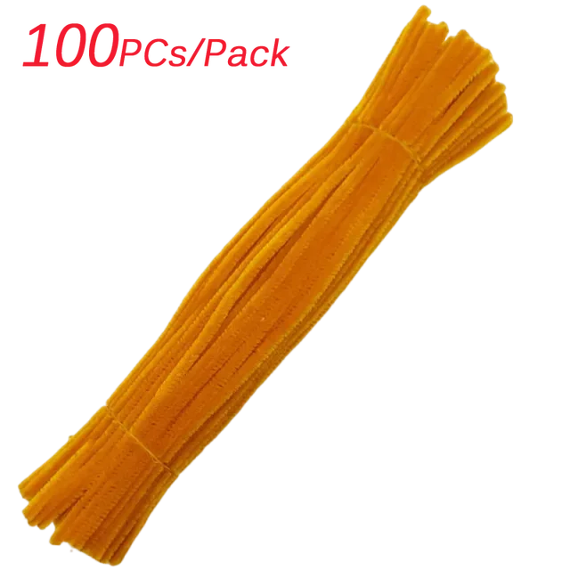 Creative Wires Chenille Wire Pipe Cleaners Flower Headband Diy Colorful DIY Plush Stem Wired Twist Stick