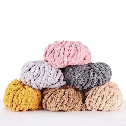 Chenille Yarn Soft wool thread Chunky Yarn for handmade Knitting Crocheting Thick Yarn Soft Plus Yarn for Socks Gloves