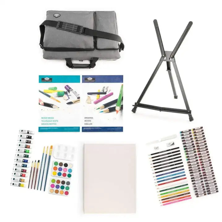 Royal & Langnickel 164pc Mixed Media Artist Satchel Carry Set
