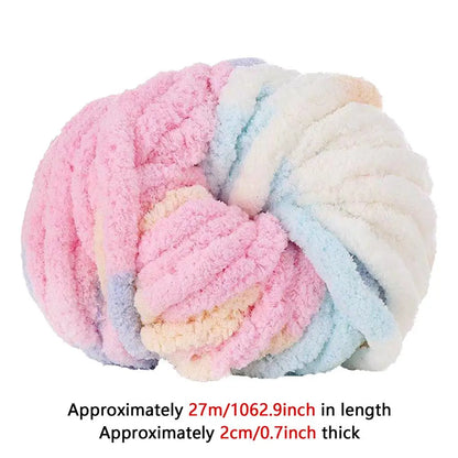 Chenille Yarn Soft wool thread Chunky Yarn for handmade Knitting Crocheting Thick Yarn Soft Plus Yarn for Socks Gloves