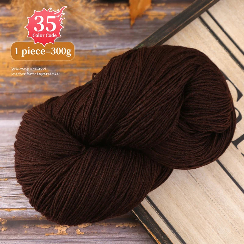 300g Alpaca Wool Yarn in Multiple Optional Colors Used for Knitting Fashionable Sweaters Scarves Gloves Hats Coats