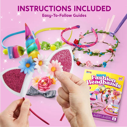 JOYFY Headband Making Kit for Girls Kids Headbands DIY Hair Accessories Make Your Own Hair Accessories