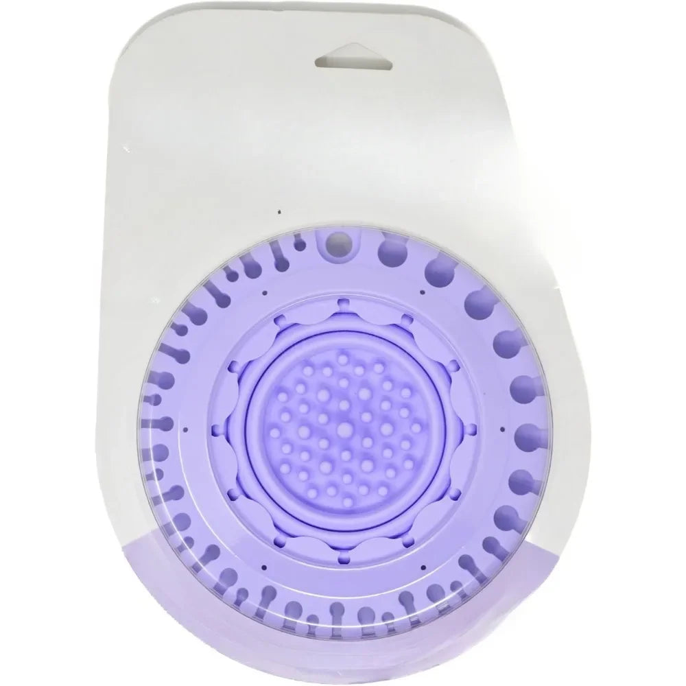 Brush holder and silicone cleaning system for acrylic, watercolor and water-based media