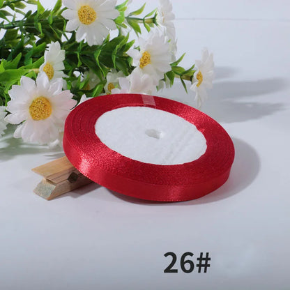 20mm 25yards per roll Silk Satin Ribbons