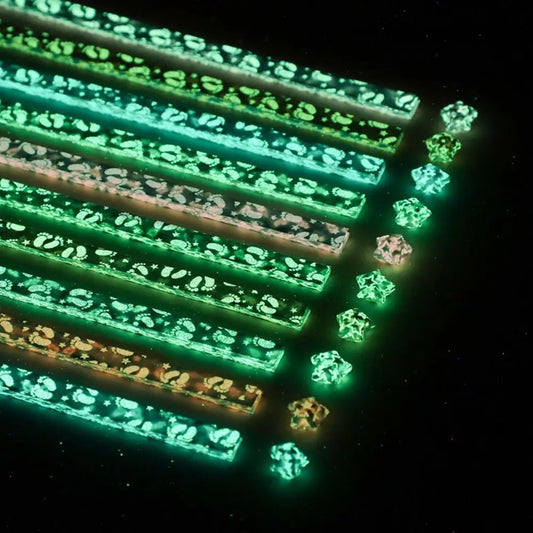 210 Sheets Luminous Origami Stars Paper 10 Colors Strips Lucky Star Decor Folding Paper