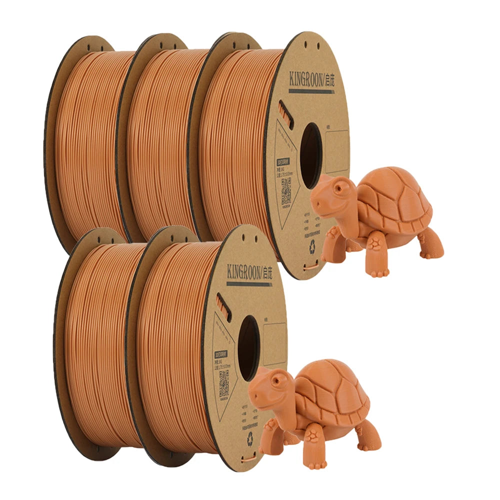 KINGROON PLA Filament 1.75mm 3D Printer 5/10Rolls Plastic Material 100% No Bubble for FDM 3D Printer MIX