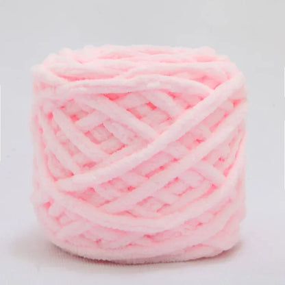 100g/ball Chenille Knitting Yarn Soft Ice Strip Line Cotton Yarn DIY Wool Yarn for Hand Knitting Scarf Thick Wool Wholesale