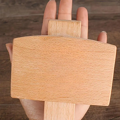 25cm Beech Wood Hammer Carpenter Wooden Carving Mallet For Woodworking, Striking Chisels