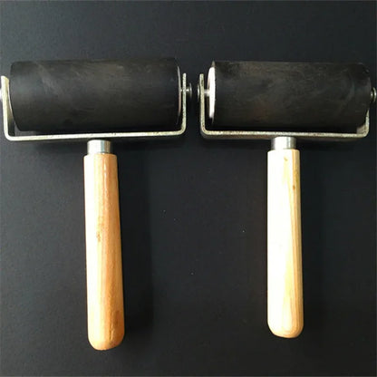 Professional Rubber Roller Ink Painting Printmaking Art Craft Projects Stamping Tool
