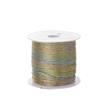 0.4mm 50m Crafts Nylon Cord Beading Braided Nylon Satin String