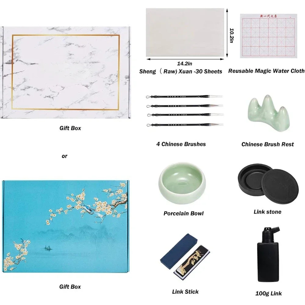 Chinese calligraphy brush set, professional water sketch, Japanese painting set