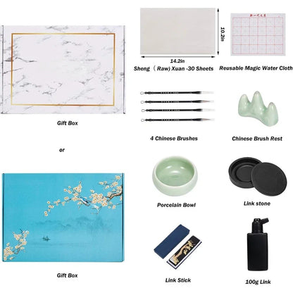 Chinese calligraphy brush set, professional water sketch, Japanese painting set