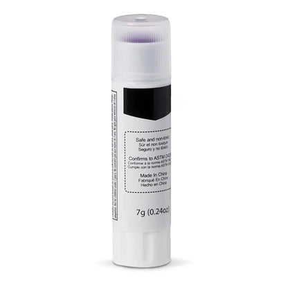 Basics Purple Washable School Glue Sticks, Dries Clear, 0.24-oz Stick, 30-Pack