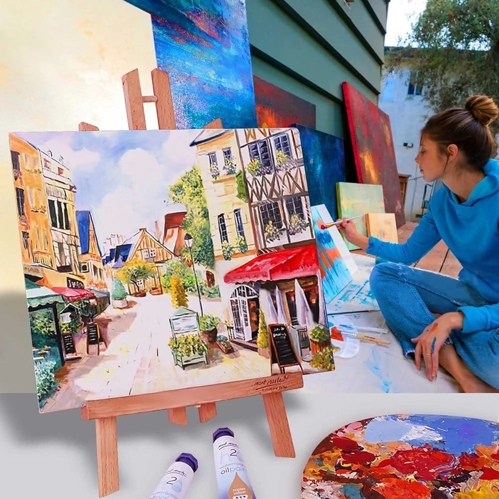 12x16 Inch Canvas Panels 12-Pack 100 Cotton Primed Flat Boards