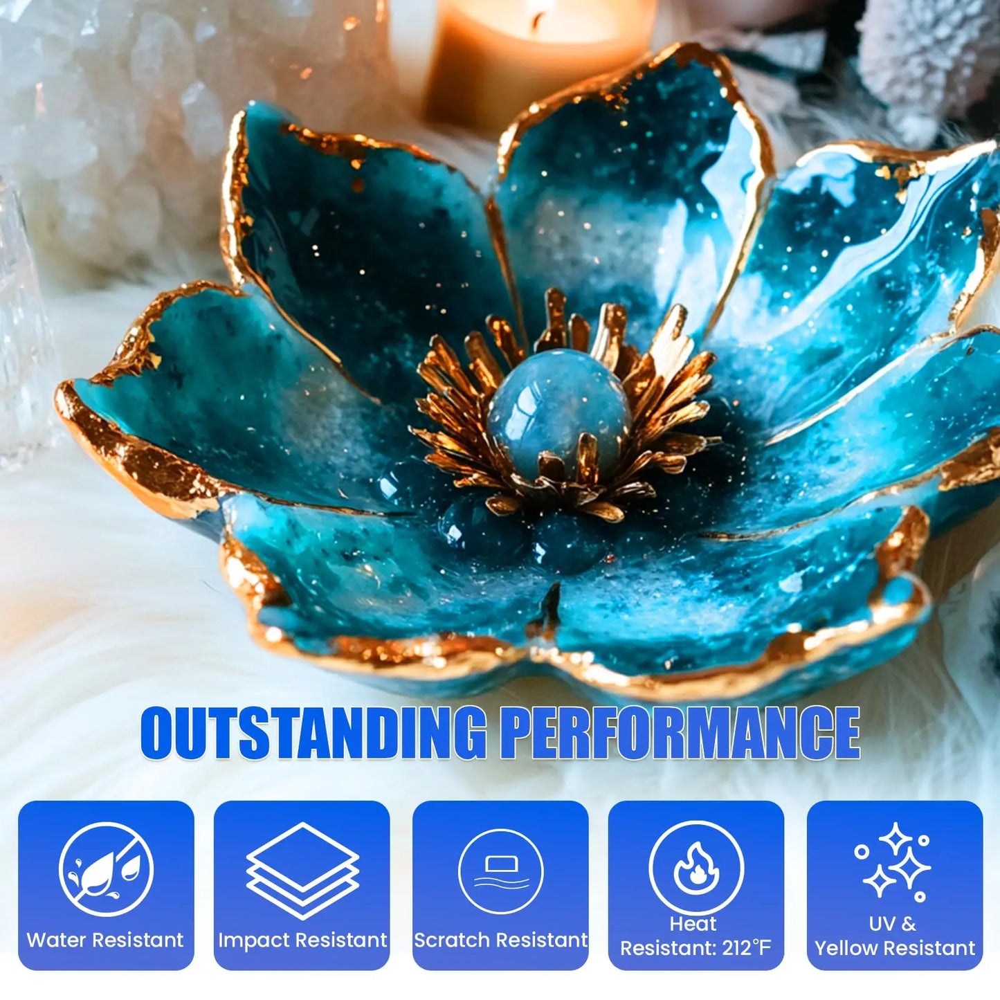 500ml 1:1AB Epoxy Resin Gule Fast Curing High Clear Hardness Resin AB Adhesive For DIY Earring Pendant Jewelry Craft Making