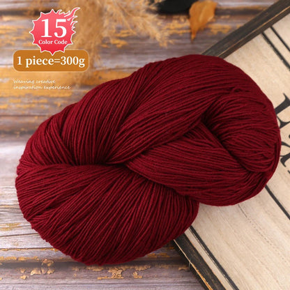 300g Alpaca Wool Yarn in Multiple Optional Colors Used for Knitting Fashionable Sweaters Scarves Gloves Hats Coats