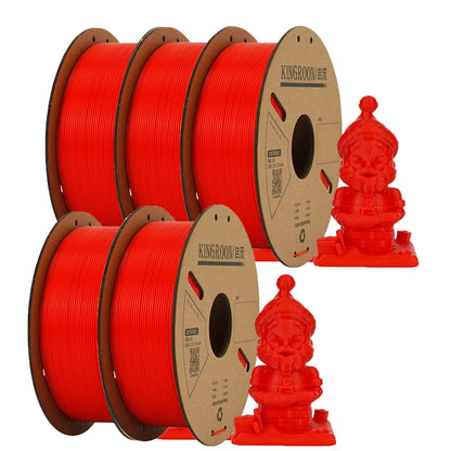 KINGROON PLA Filament 1.75mm 3D Printer 5/10Rolls Plastic Material 100% No Bubble for FDM 3D Printer MIX