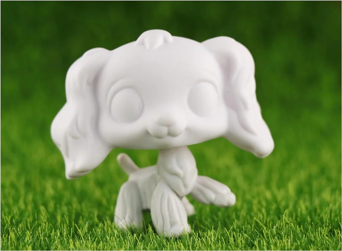 White Base Pet, Lovely Shorthair Cat Collie Husky Action Figure