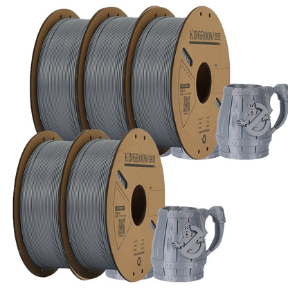 KINGROON PLA Filament 1.75mm 3D Printer 5/10Rolls Plastic Material 100% No Bubble for FDM 3D Printer MIX