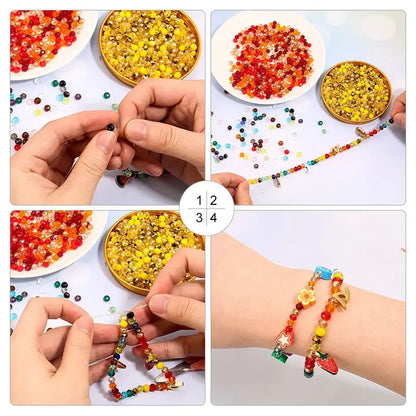 3*4mm 4*6mm Rondelle Faceted Glass Beads Loose Spacer Crystal Round Beads for Jewelry Making